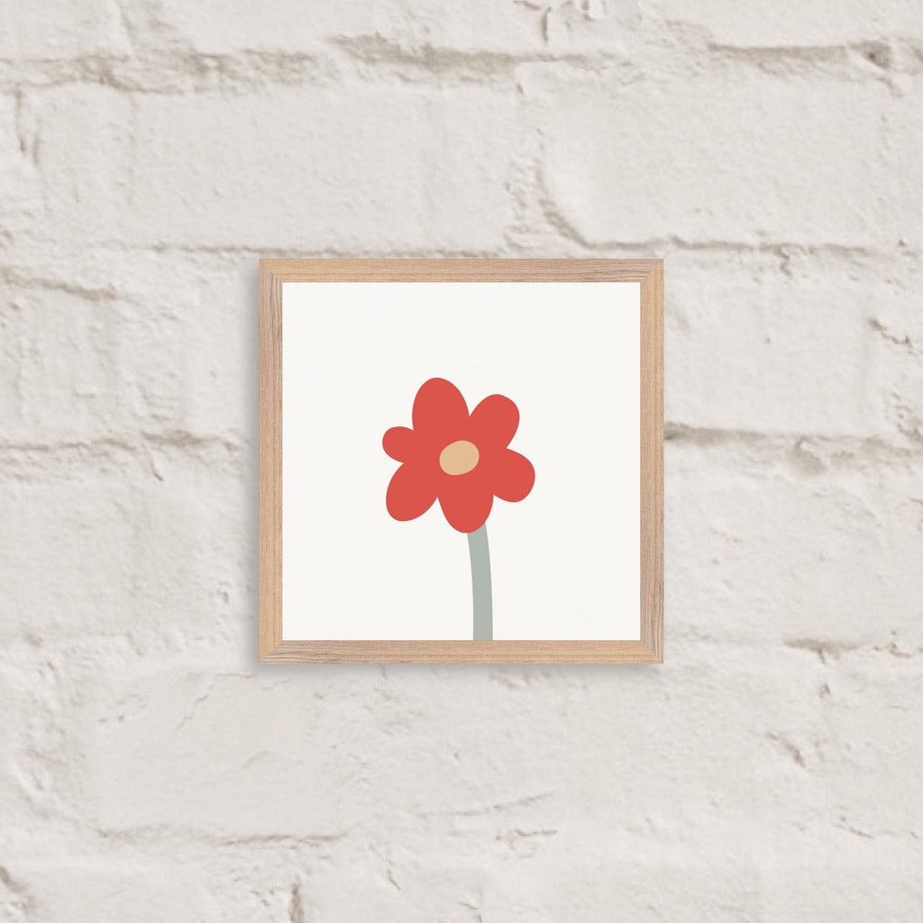 Cheerful Red Flower