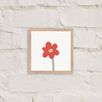 Cheerful Red Flower