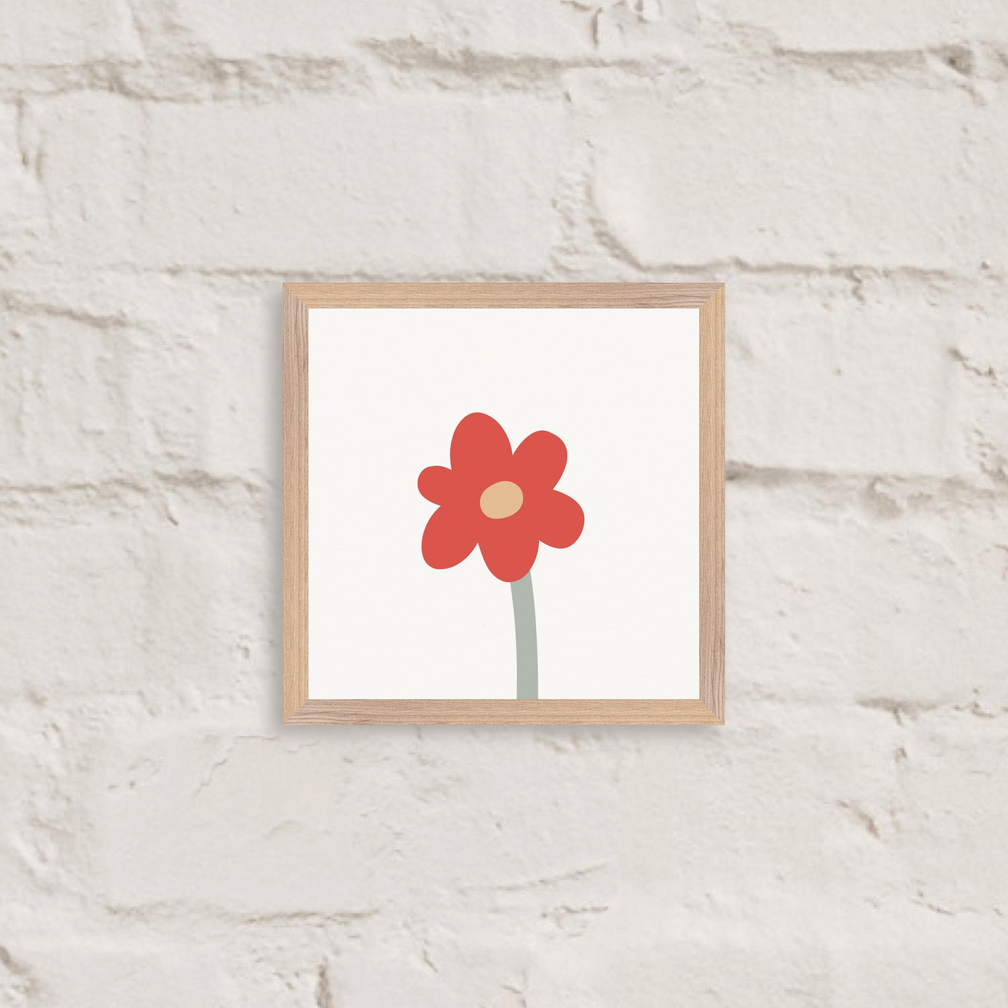 Cheerful Red Flower