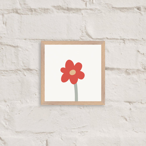 Cheerful Red Flower